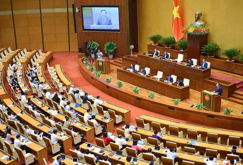 Quang cảnh phiên họp ngày 8-6-2023. Ảnh: VPQH 